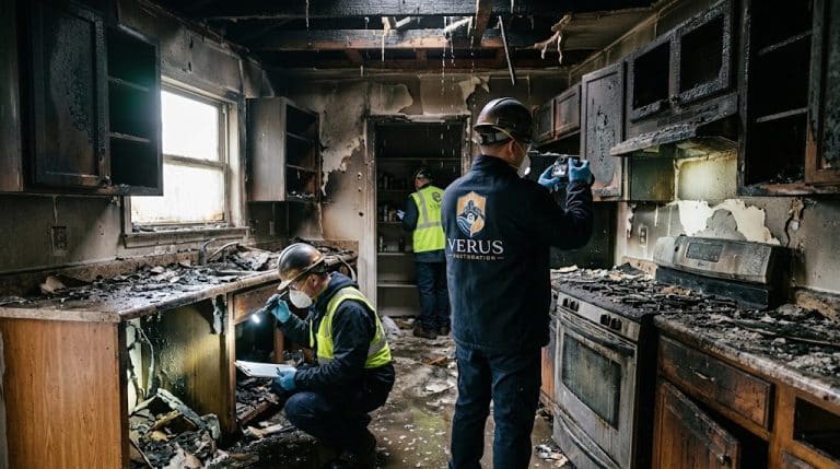 Equipment and documentation from a Verus smoke damage restoration job