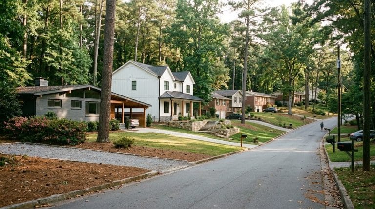 Homes in Chamblee, Georgia, where Verus provides 24/7 water damage restoration
