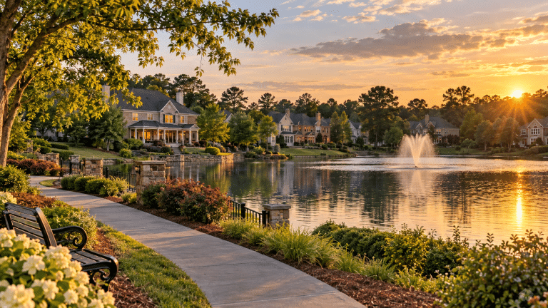 Homes in Johns Creek, Georgia, where Verus provides 24/7 water damage restoration