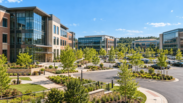 Commercial properties in Johns Creek, Georgia covered by Verus 24/7