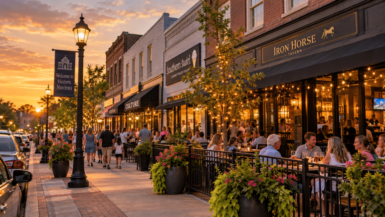 Norcross, GA shops and businesses Verus restores after water and fire damage