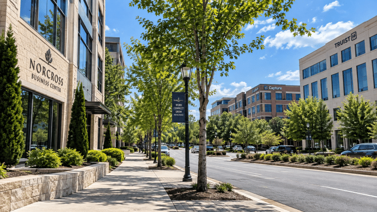 Commercial properties in Norcross, Georgia covered by Verus 24/7