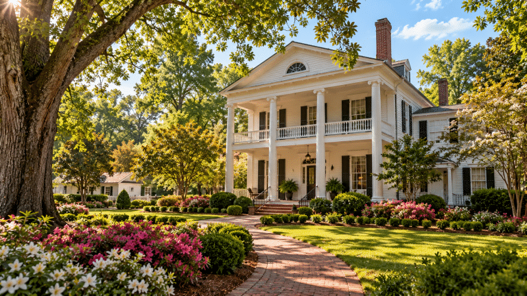 A residential street in Roswell, GA served by Verus Restoration