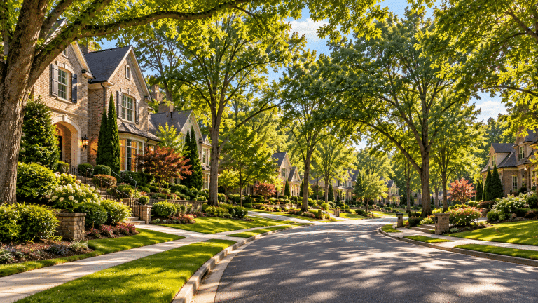 A Roswell neighborhood near the Verus base in Norcross