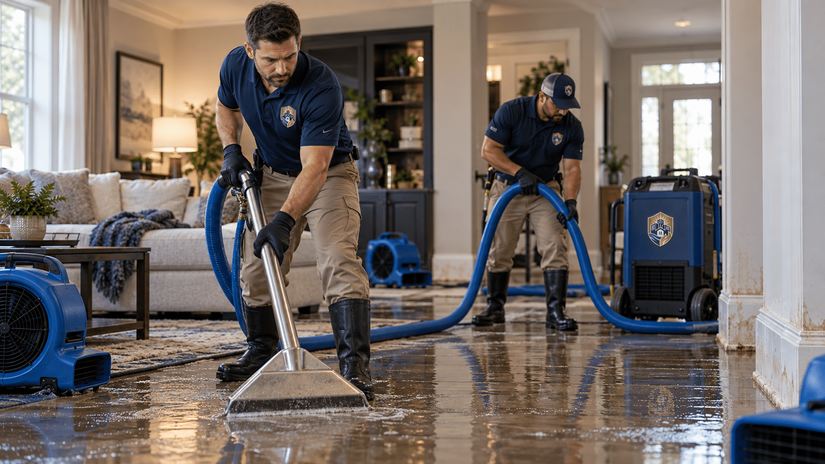 Emergency water removal for a metro Atlanta home or business